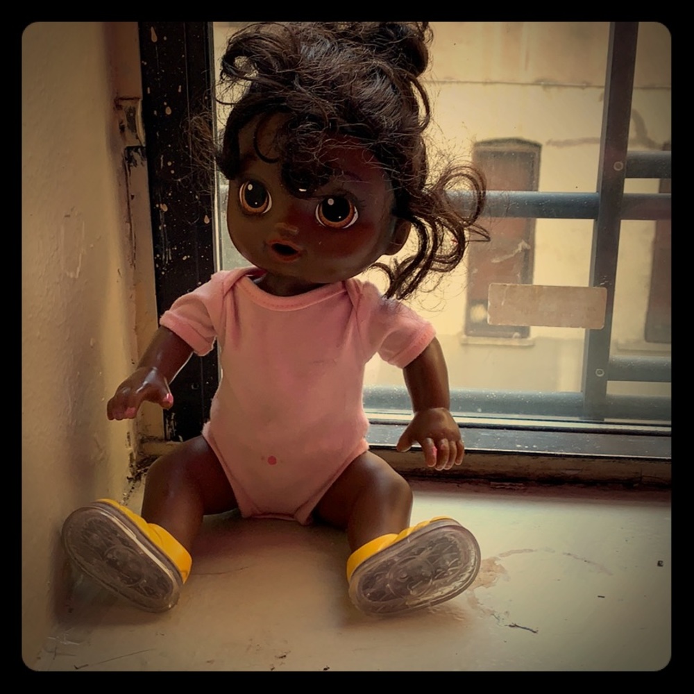 Rock baby doll